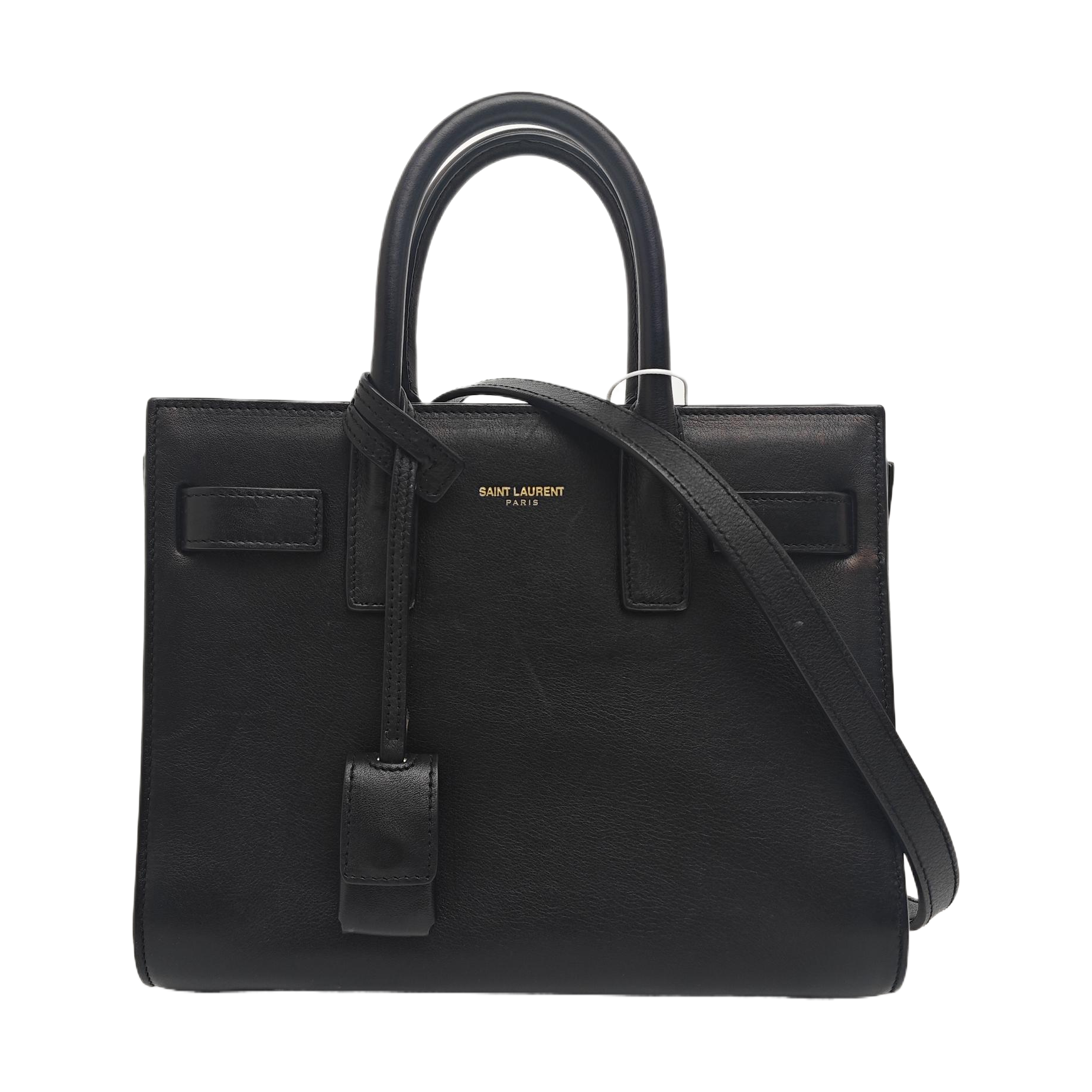 SAC DE JOUR Nano Calfskin Black