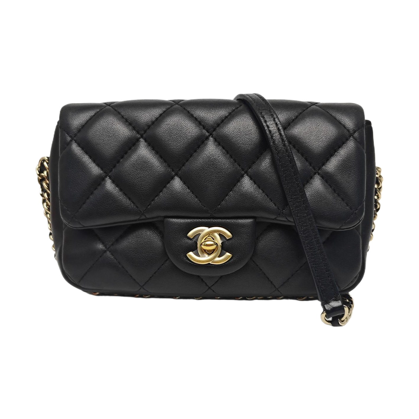 CLASSIC FLAP Mini Quilted Lambskin Black