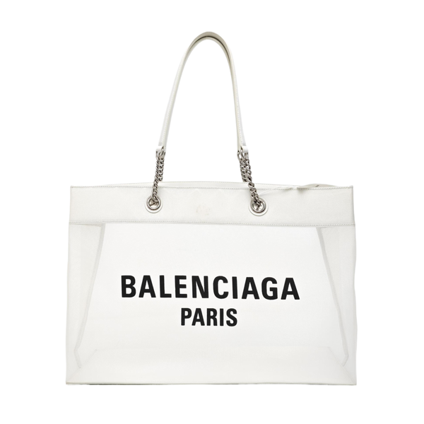 Lambskin Shoulder Bag Large White