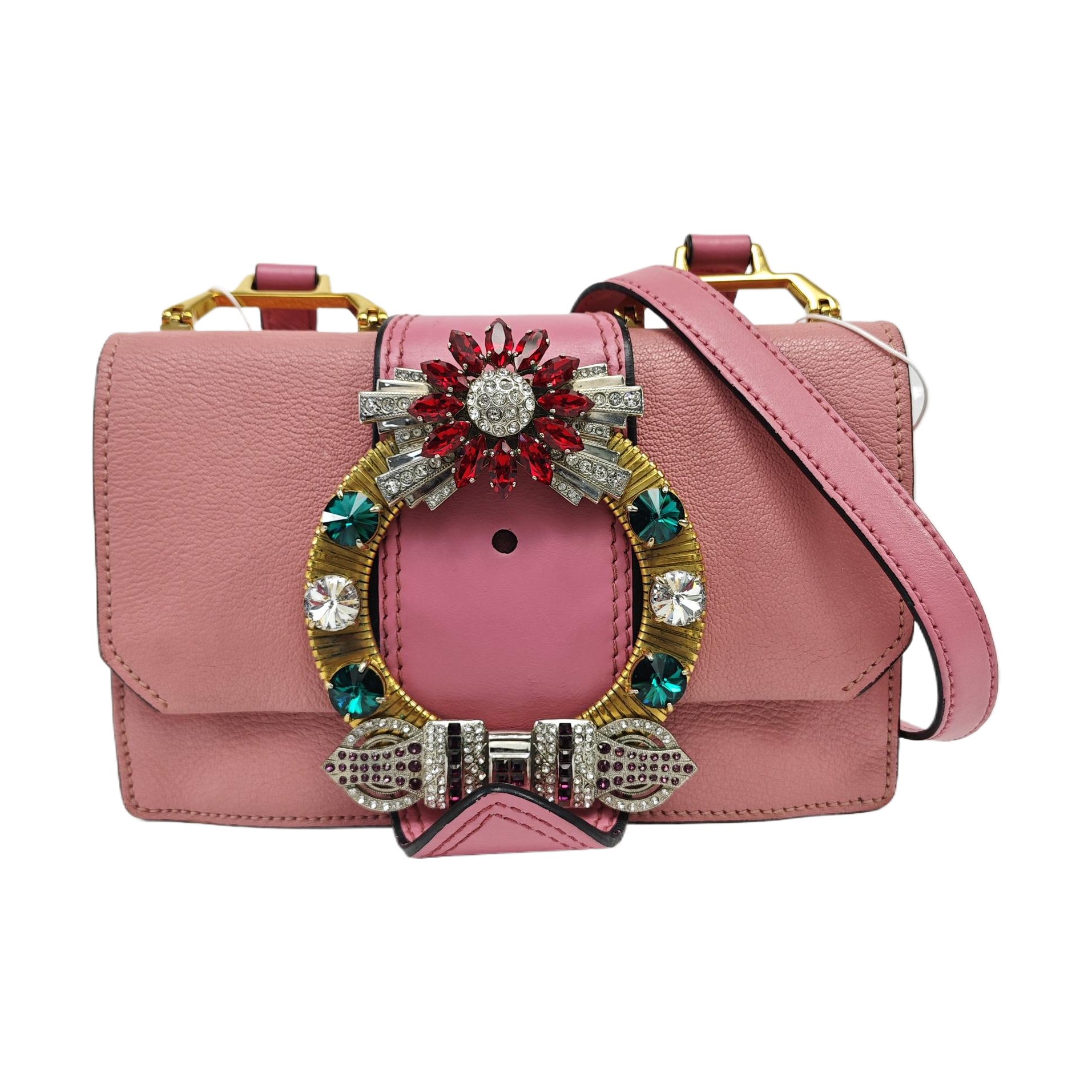 Miu Lady Calfskin Pink