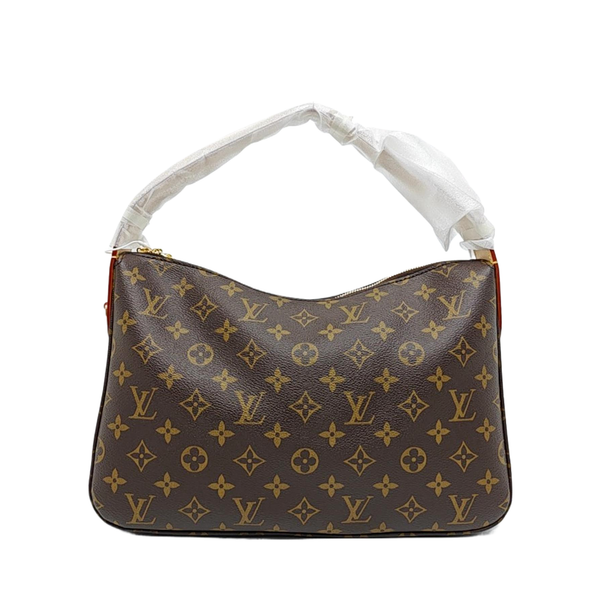 SLOUCHY PM Monogram Coated Canvas Brown