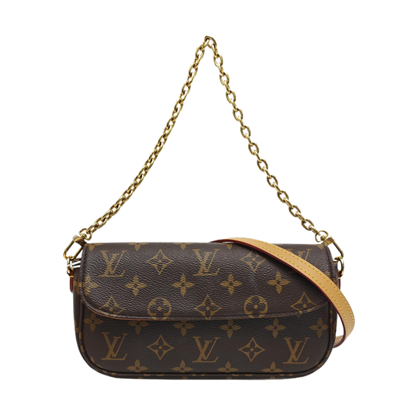 IVY Monogram Coated Canvas Brown