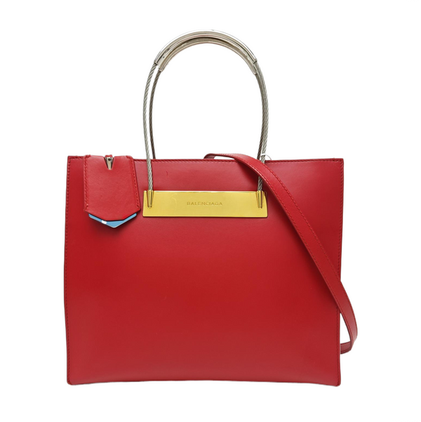 Calfskin Tote Bag Red