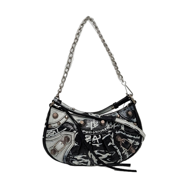 Le Cagole Mini Lambskin Black