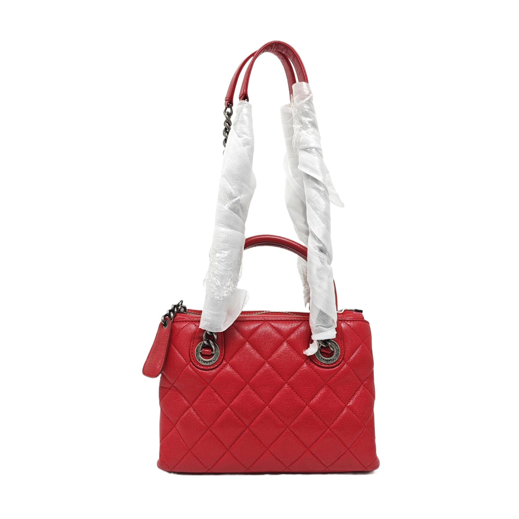 Quilted Lambskin Red