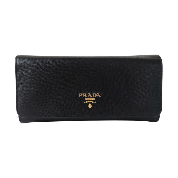 Saffiano Calfskin Wallet Black