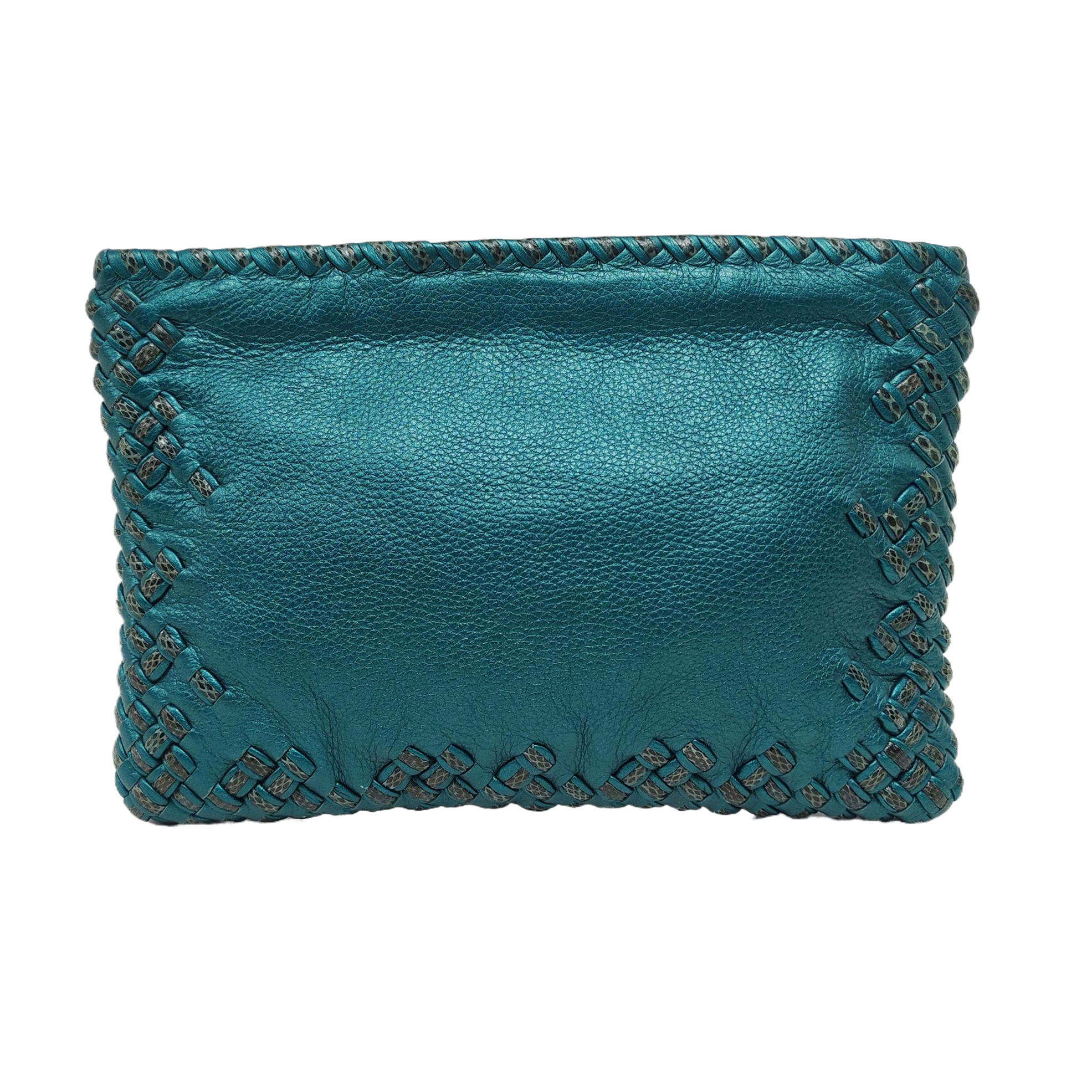 Calfskin Clutch Blue