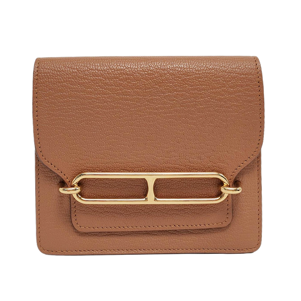 Roulis Slim Chèvre Mysore Brown Wallet