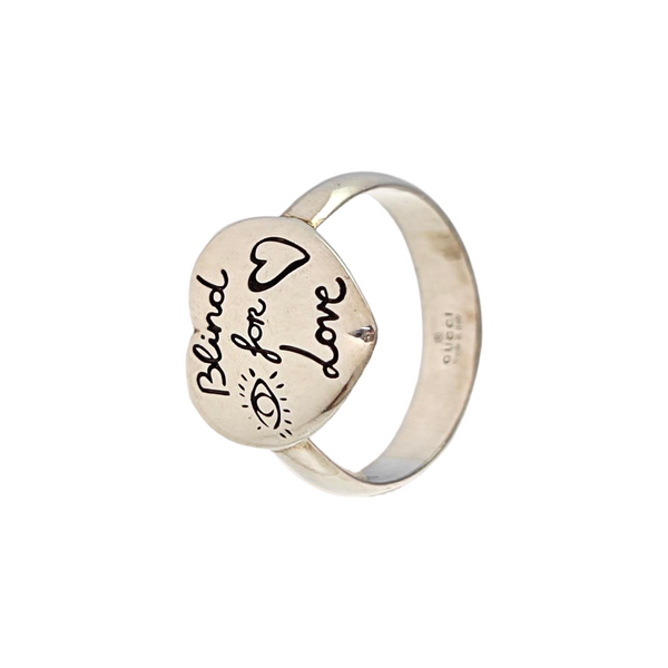 Blind For Love 925 Sterling Silver Ring HK 11