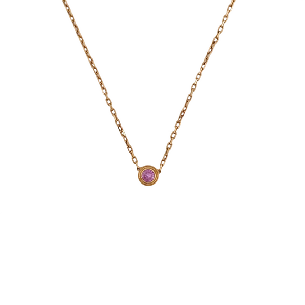 CARTIER D'AMOUR 18k Rose Gold Necklace