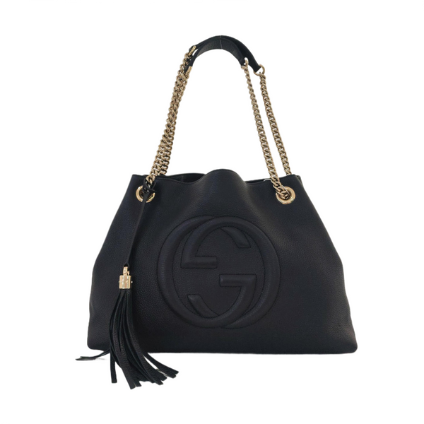 Soho Large Calfskin Black