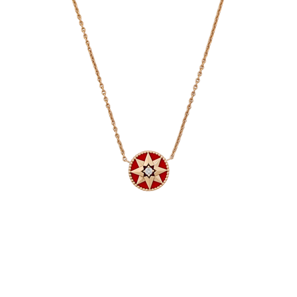 Rose Des Vents 18k Gold Rose Gold Necklace