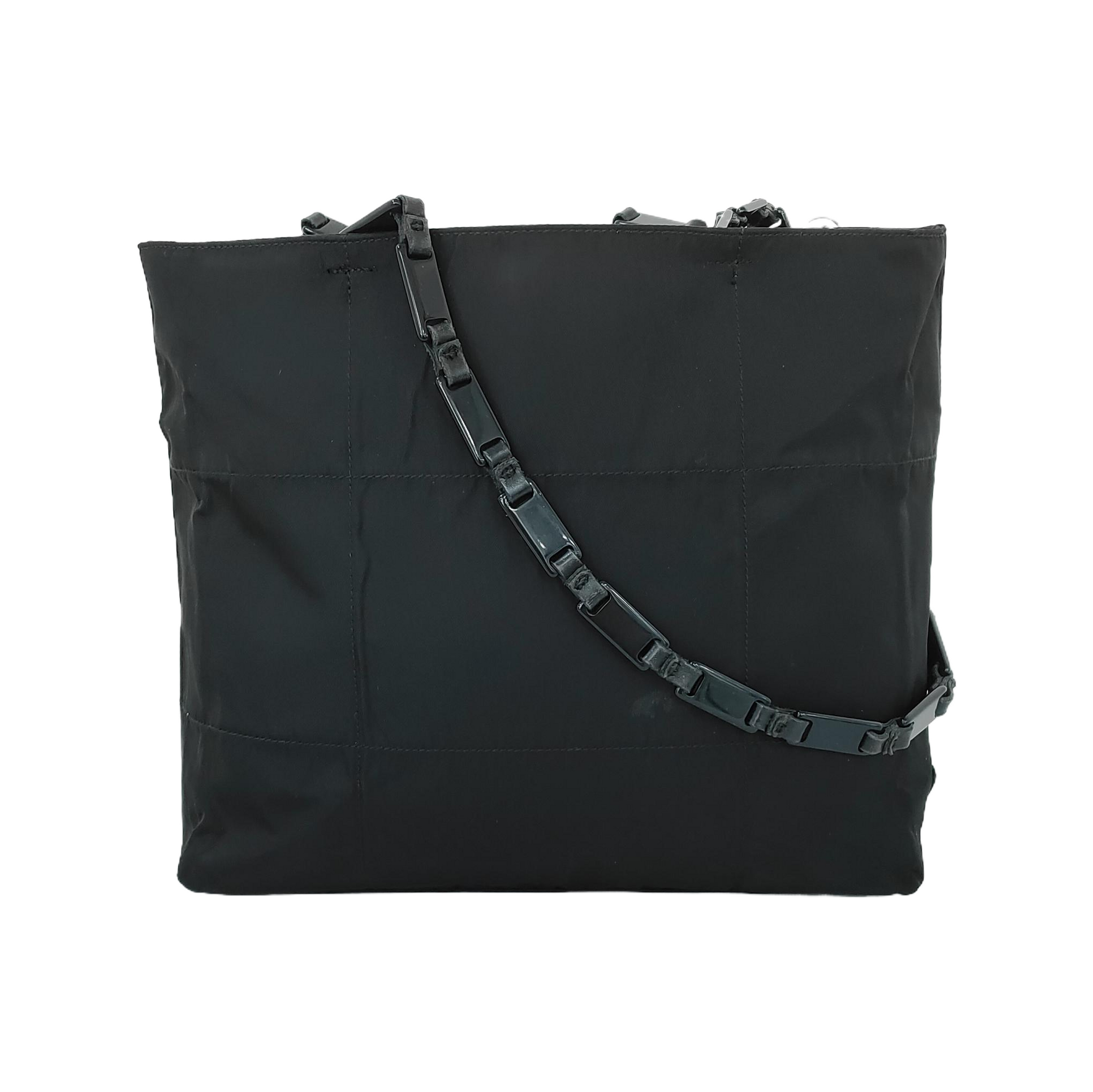 Quilted Nylon Black