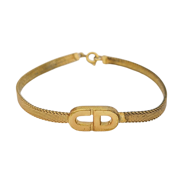 Petit CD Metal Gold Bracelet
