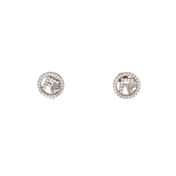 Metal Silver Stud Earrings
