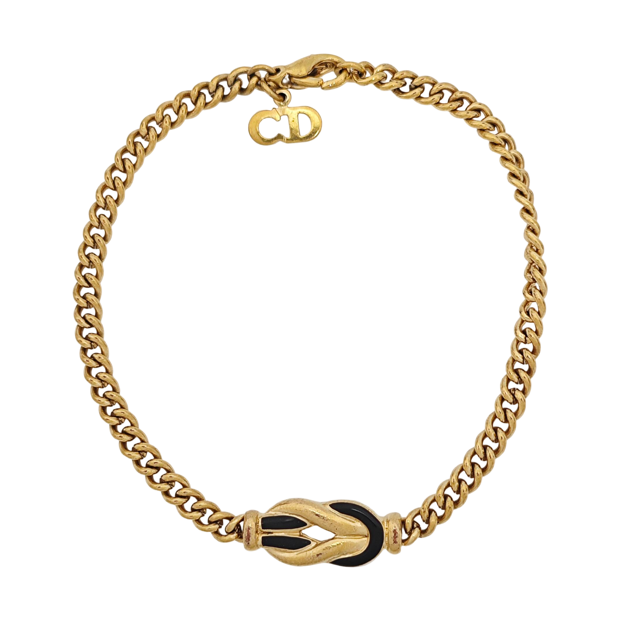 Petit CD Metal Gold Bracelet
