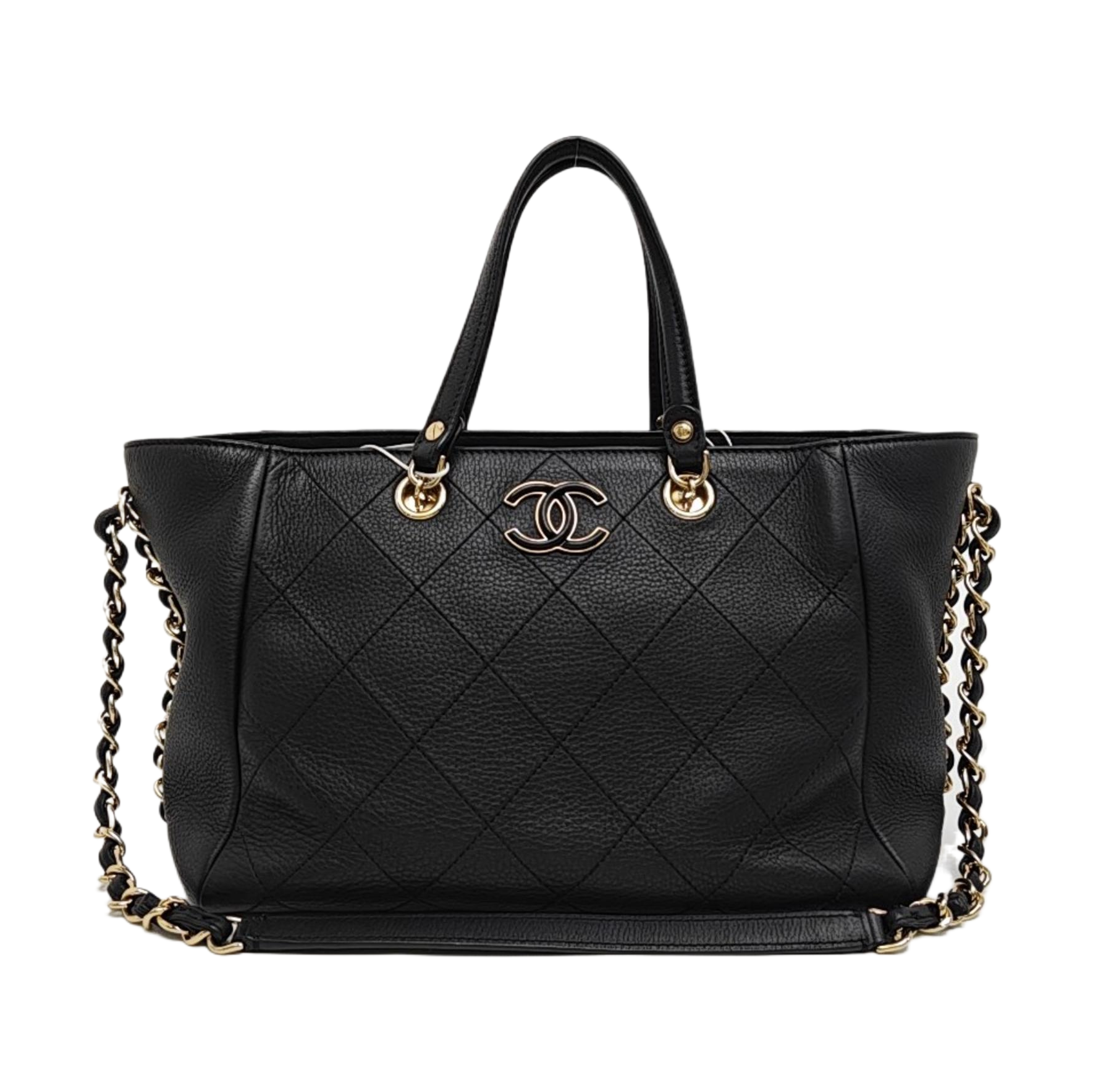BOWLING Quilted Calfskin Black