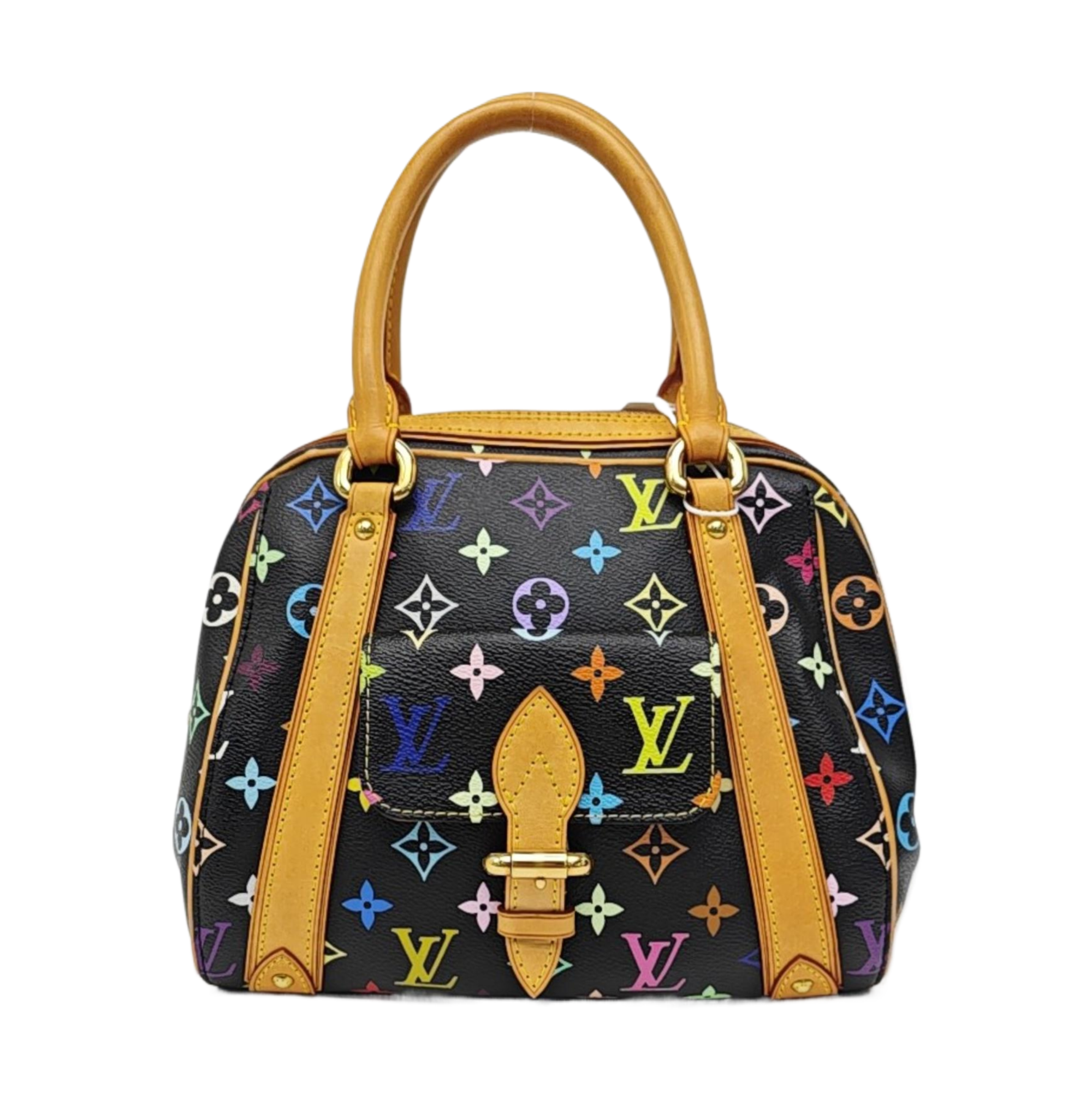 LV × TM PRISCILLA Monogram Coated Canvas Black