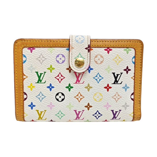 LV × TM VIENNOIS Monogram Coated Canvas White Wallet
