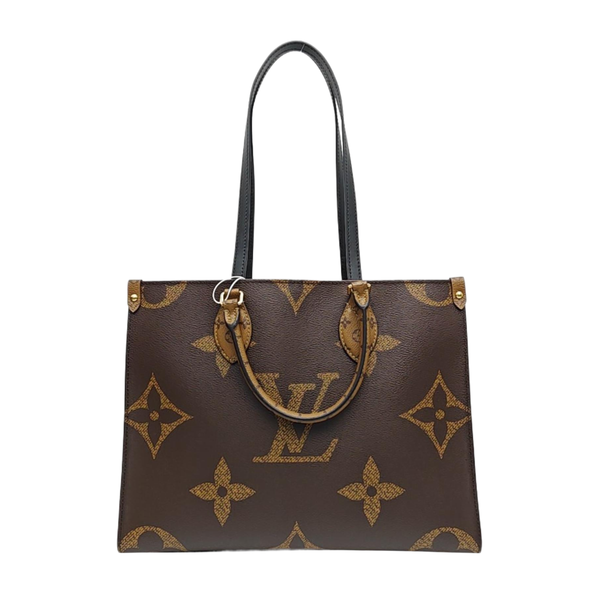 ONTHEGO MM Monogram Coated Canvas Brown
