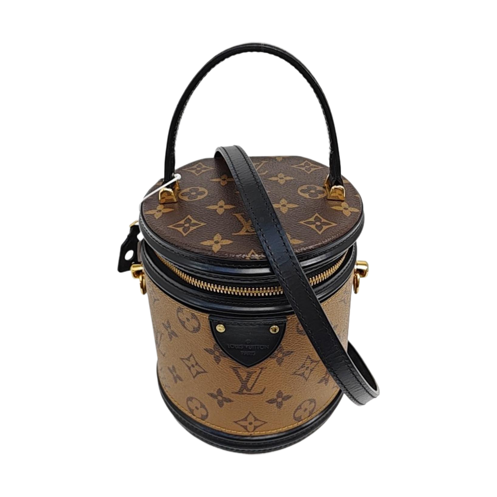 CANNES PM Monogram Coated Canvas Brown