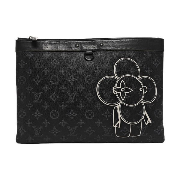 APOLLO GM Monogram Coated Canvas Black