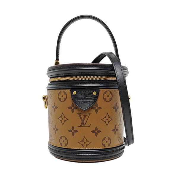 CANNES PM Monogram Coated Canvas Brown