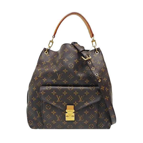 MÉTIS Monogram Coated Canvas Brown