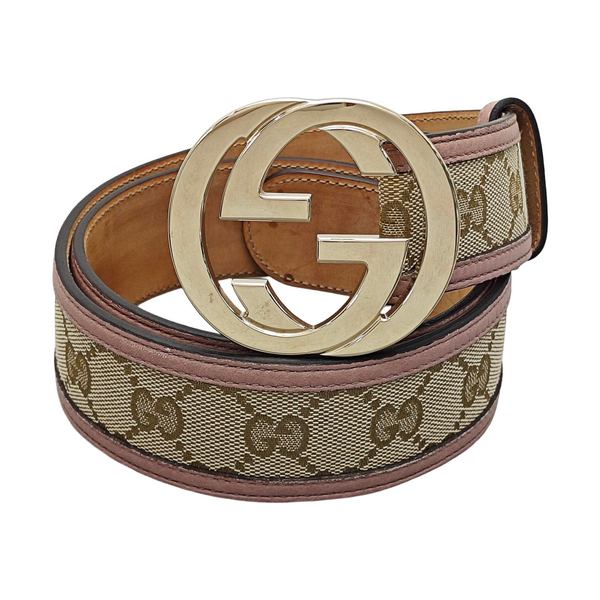 Fabric Belt Beige
