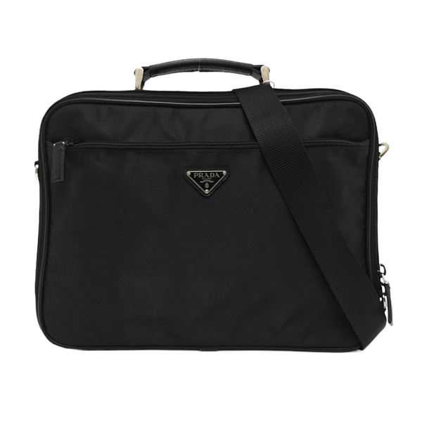 Nylon Shoulder Bag Black