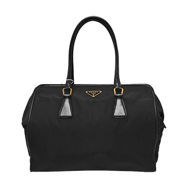 Nylon Tote Bag Black