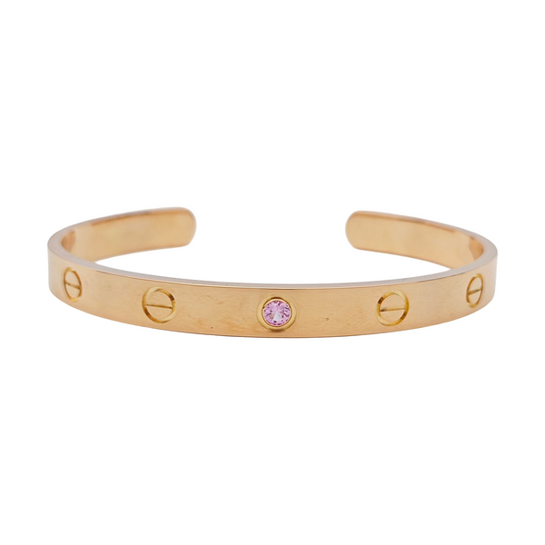 LOVE 18k Rose Gold Bangle