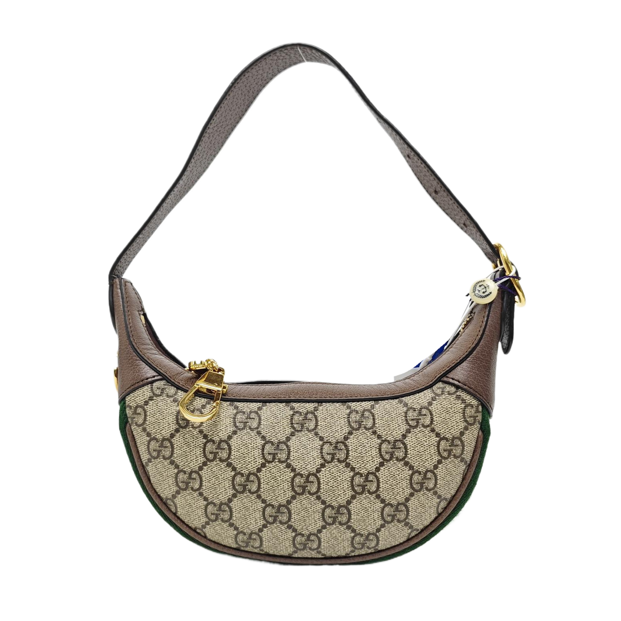 Ophidia Mini Monogram Coated Canvas Beige