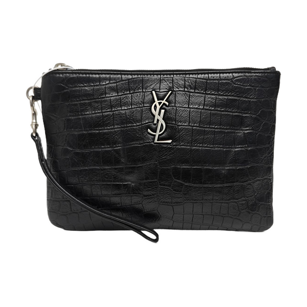 Calfskin Clutch Black