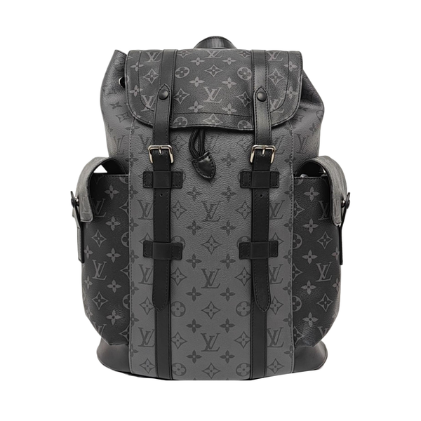 CHRISTOPHER Monogram Coated Canvas Gray