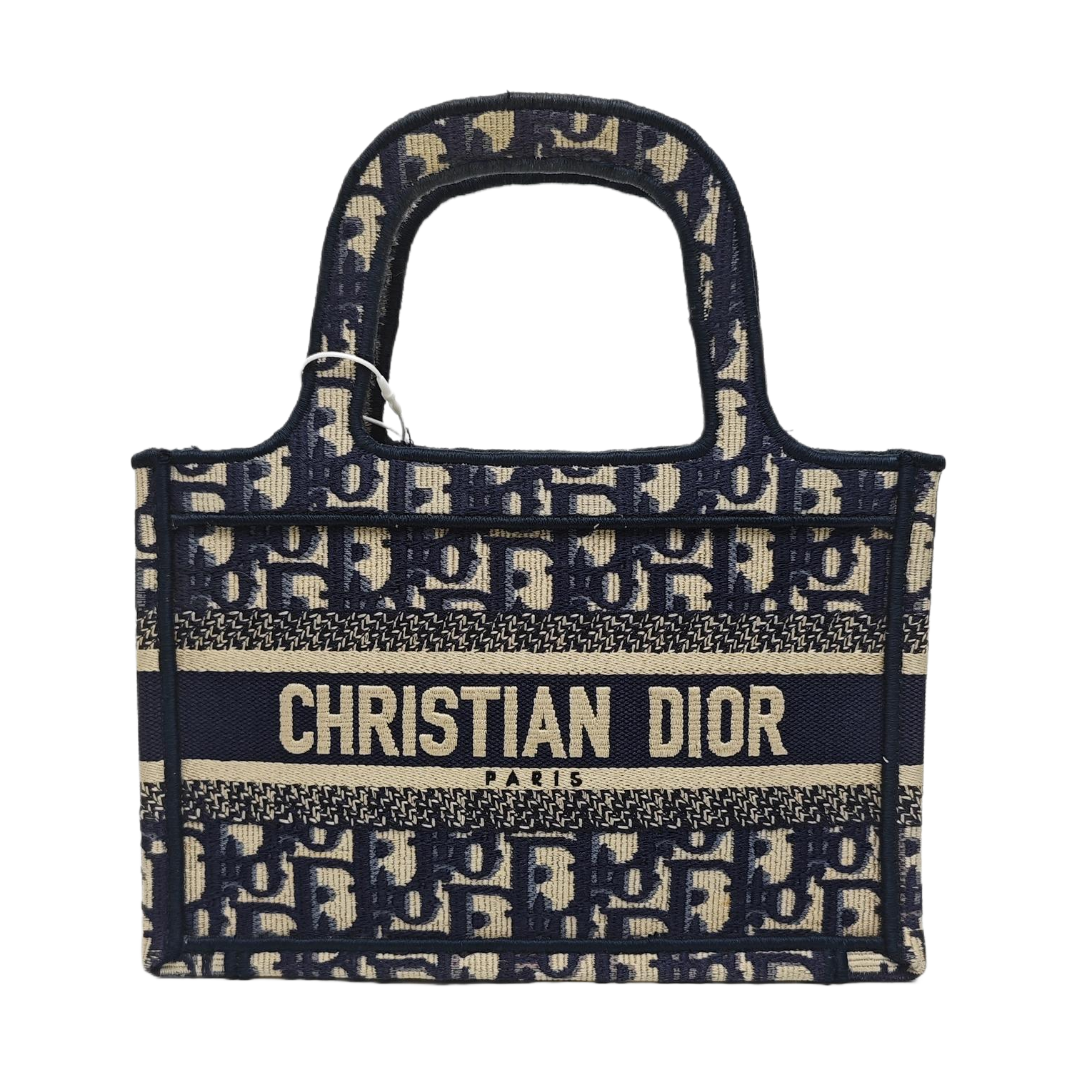 Book Tote Mini Canvas Blue