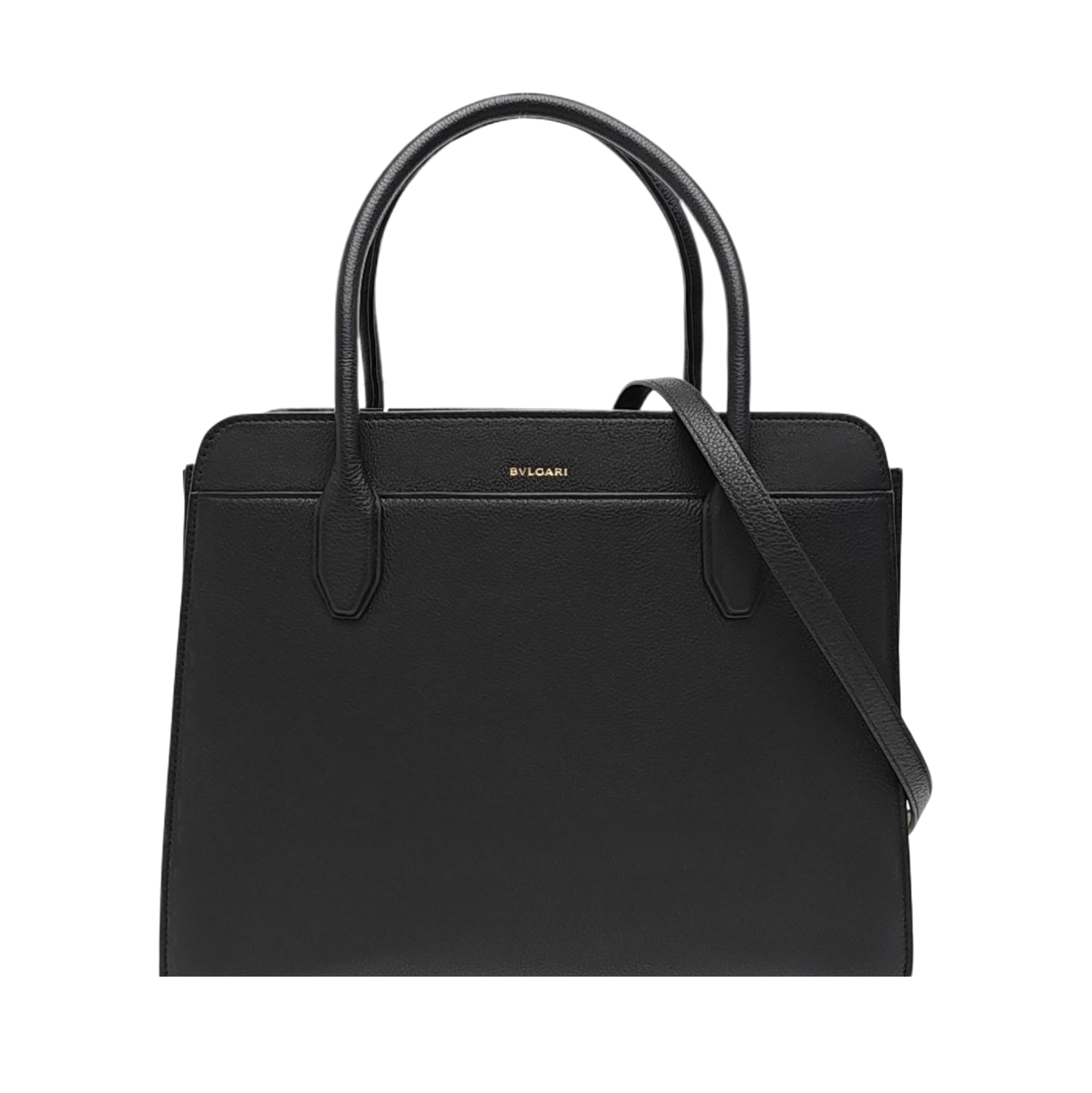 Calfskin Shoulder Bag Black