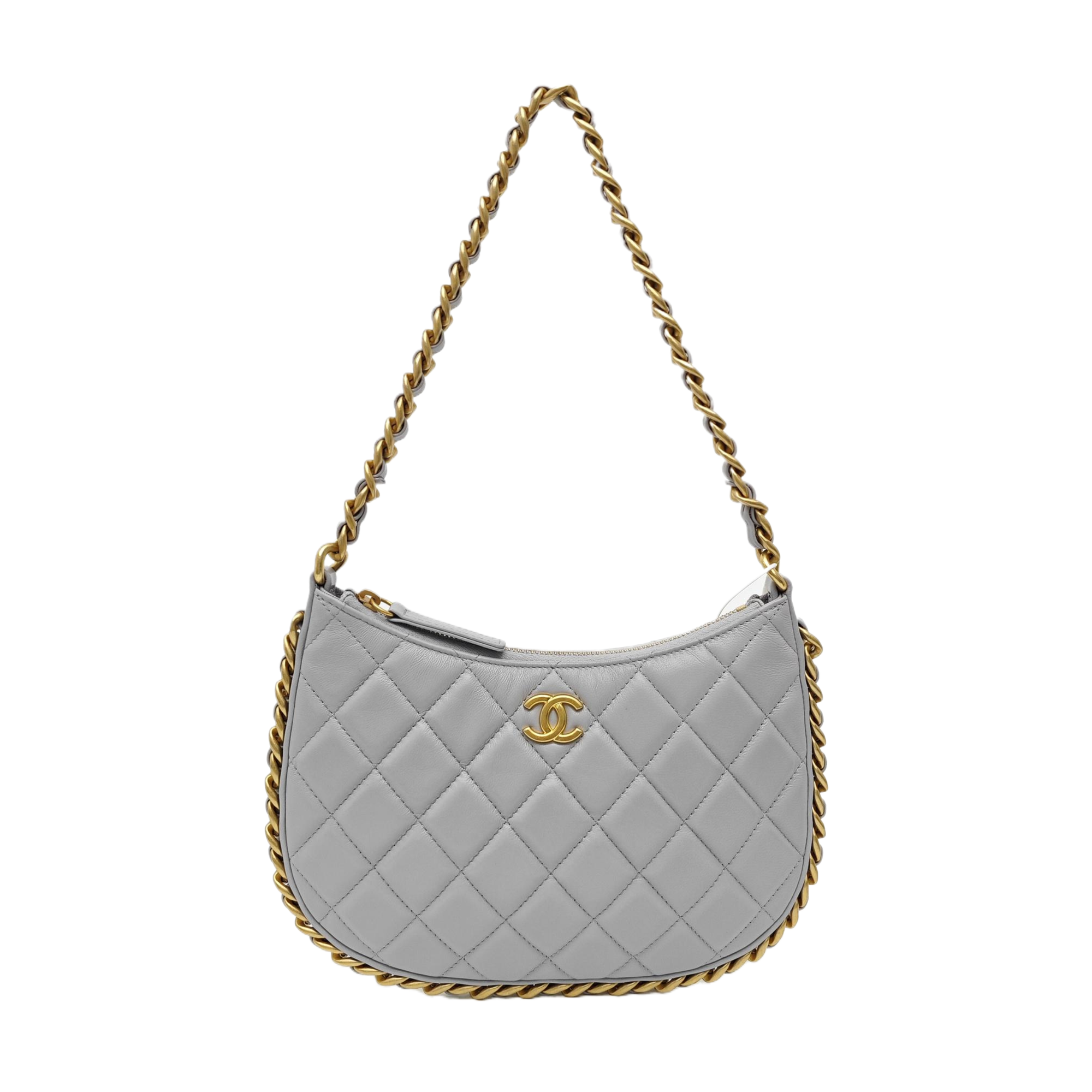 HOBO Quilted Lambskin Gray