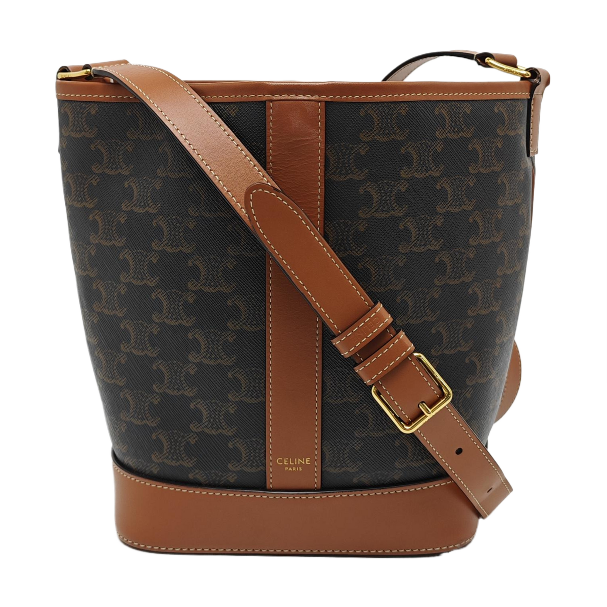 TRIOMPHE CANVAS Small Coated Canvas Brown