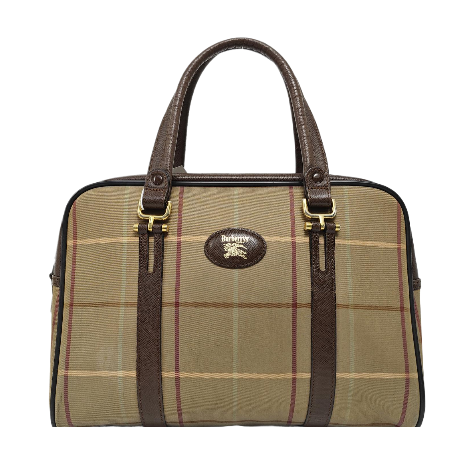 Canvas Top Handle Bag Beige