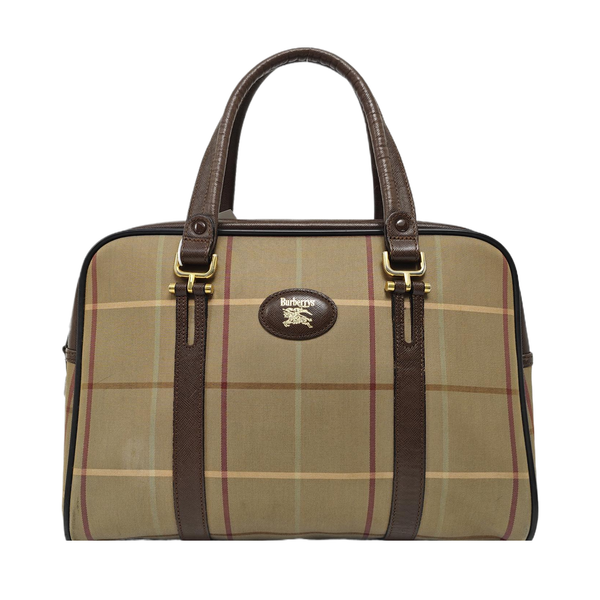 Canvas Top Handle Bag Beige