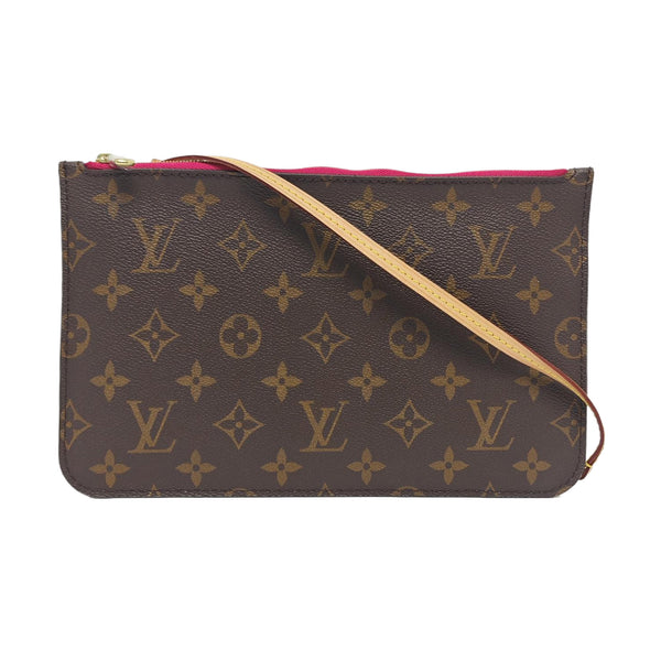 NEVERFULL PM Monogram Coated Canvas Brown
