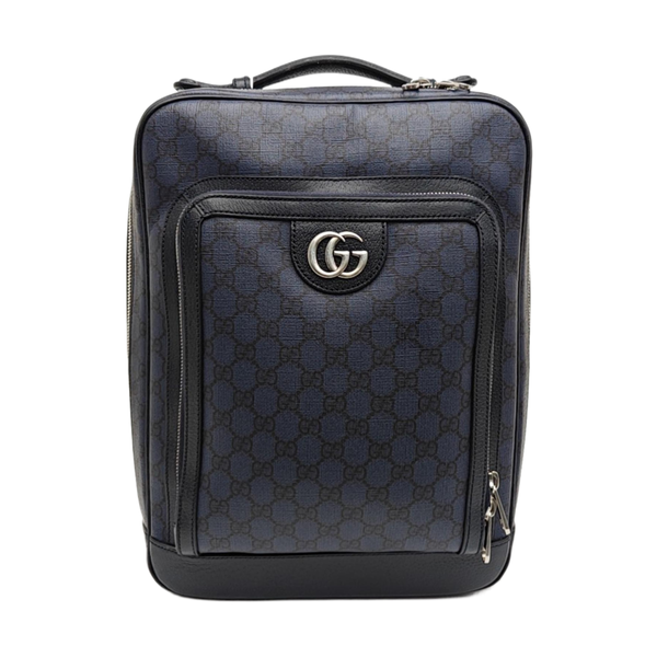 Ophidia Medium Monogram Coated Canvas Blue