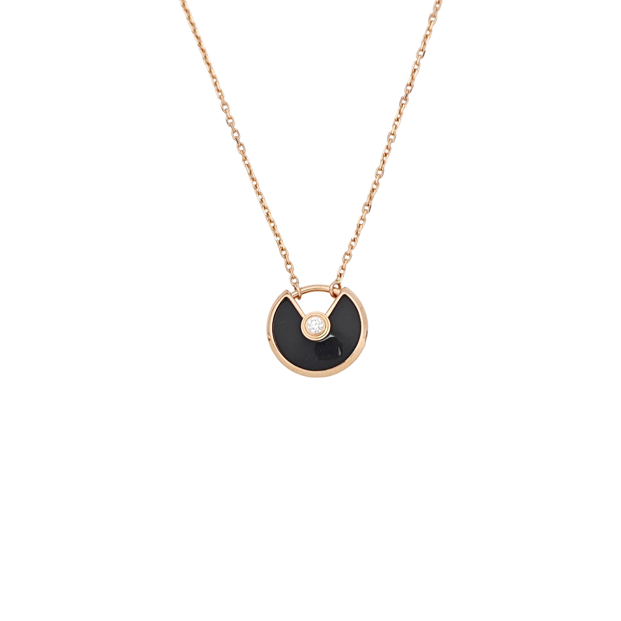AMULETTE DE CARTIER 18k Rose Gold Necklace