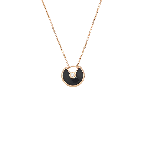 AMULETTE DE CARTIER 18k Rose Gold Necklace