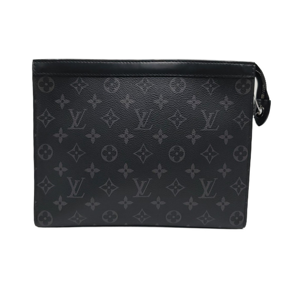 Pochette Voyag MM Monogram Coated Canvas Black