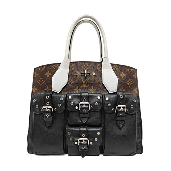 CITY STEAMER MM Monogram Coated Canvas Brown