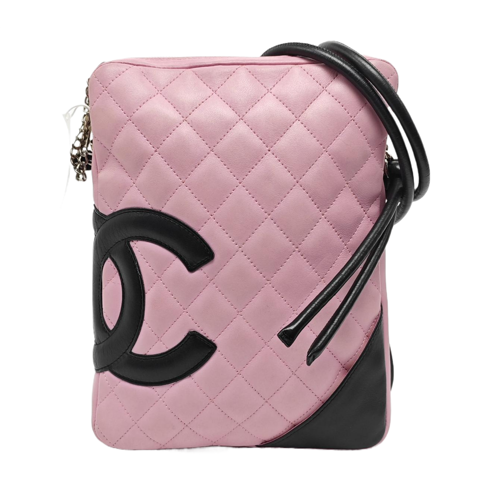 CAMBON Medium Quilted Calfskin Pink