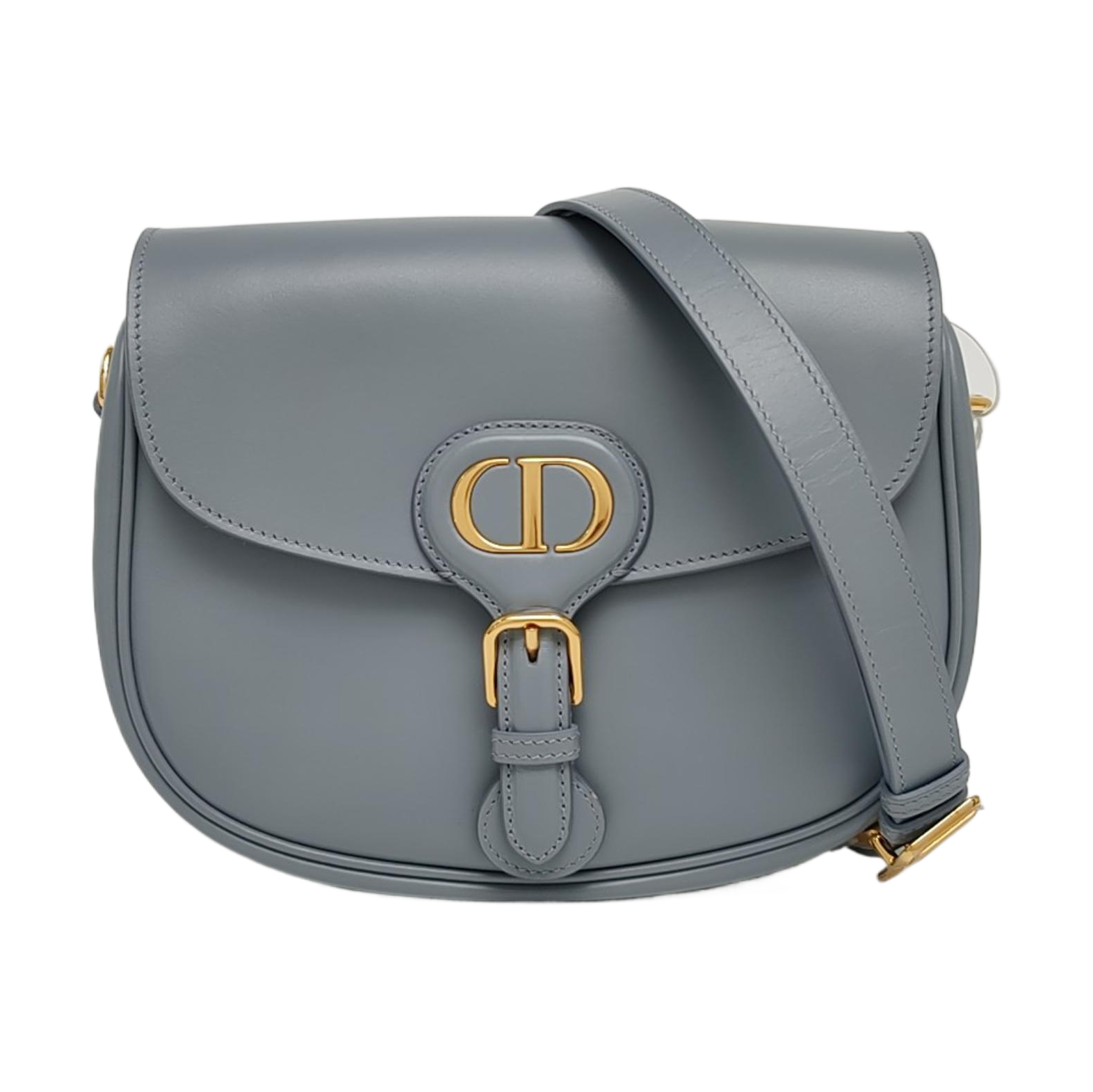 Authenticated pre-owned  Bobby Medium Calfskin Blue - Shoulder Bag at Looply