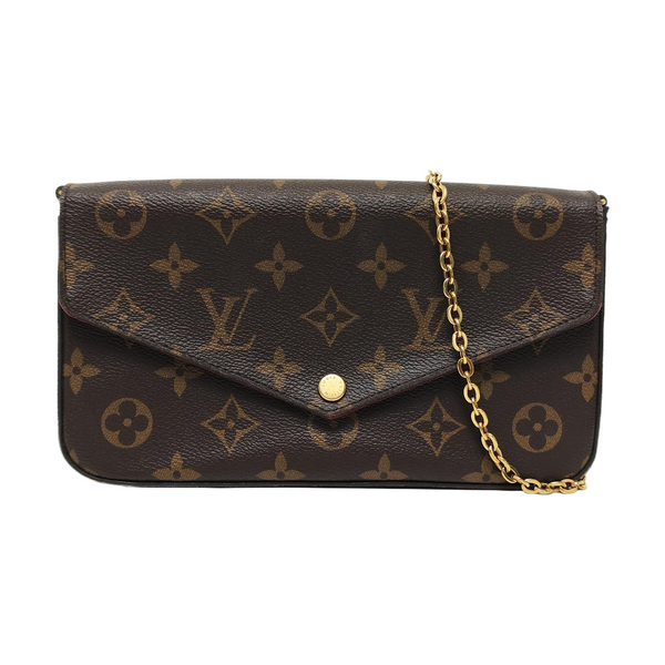 FÉLICIE Monogram Coated Canvas Brown